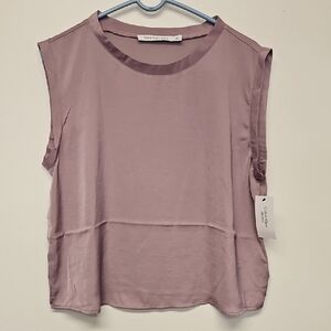 Calvin Klien lilac boxy ranktop